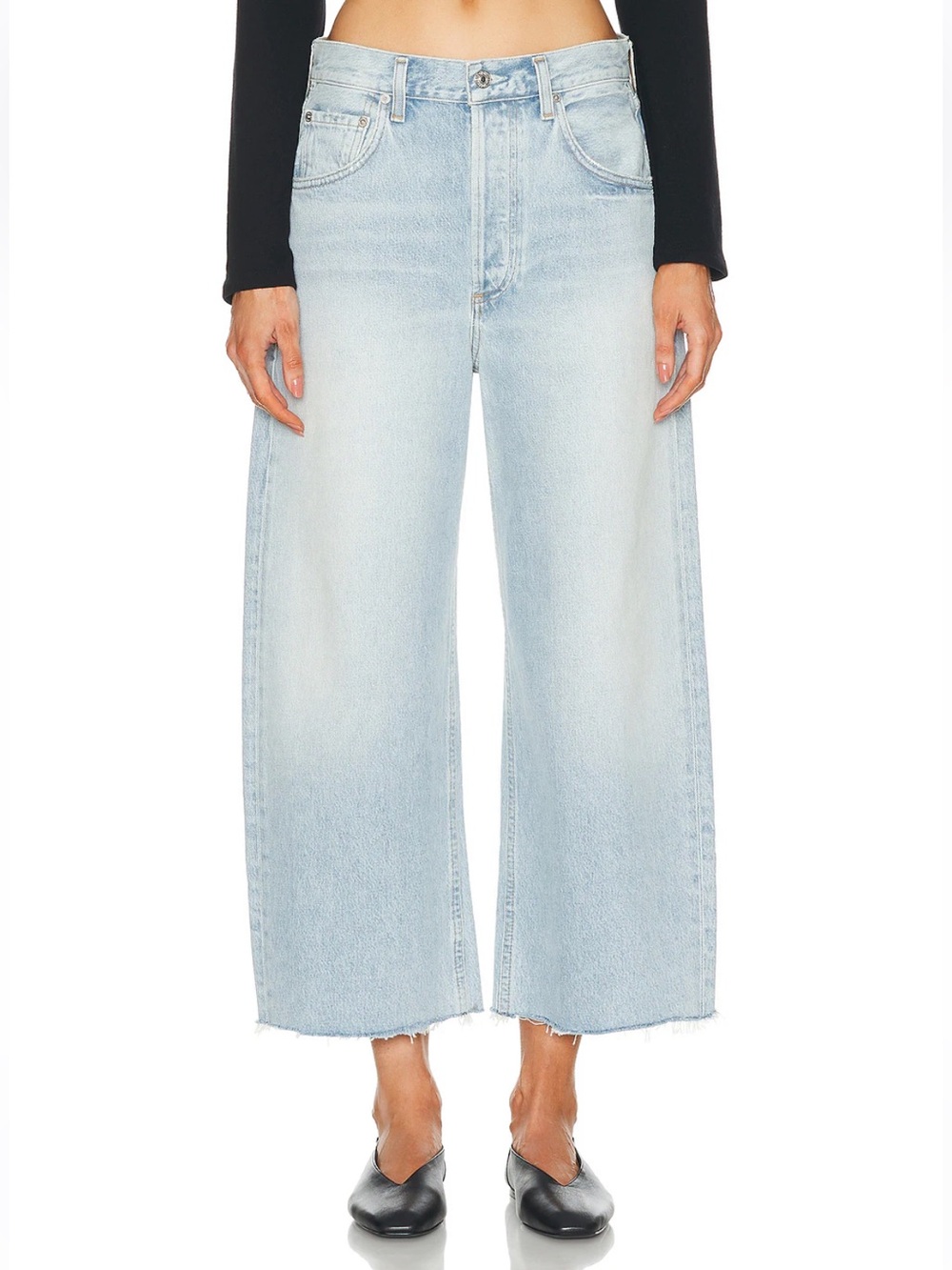 Citizens of Humanity Ayla Wide Leg Crop Jeans 23